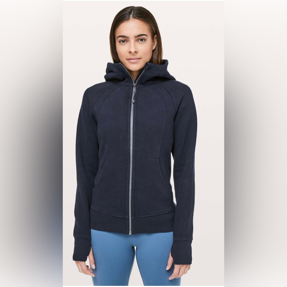 Navy scuba zip up hoodie